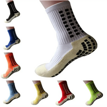 Load image into Gallery viewer, Stylish New Sports Anti Slip Soccer Socks Cotton Football Grip Socks For Men Breathable Sports Running Cycling Socks For Men
