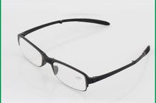 Load image into Gallery viewer, Stylish  Plastic Folding Reading Glasses For Women And  Men Frame Foldable Compact Folding Reading Glasses Women Men Blue Light Blocking Spring Hinge Readers Computer Slim Pocket Eyeglasses
