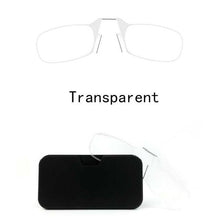 Load image into Gallery viewer, Stylish Polarized Legless Clamp Nose Reading Lightweight Glasses For Men And Women Unique Design  Portable Glasses Case Can Be Attached To The Mobile Phone Case Anti Blue Light Glasses ectangular Reading Glasses
