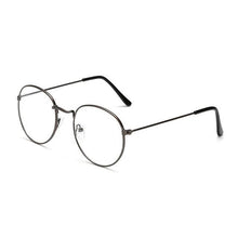 Load image into Gallery viewer, Stylish  Reading Glasses With  Metal Round Frame For  Men &amp; Women Blue Light Blocking Glasses for Women Men Round Metal Frame Clear Lens Computer Eyeglasses
