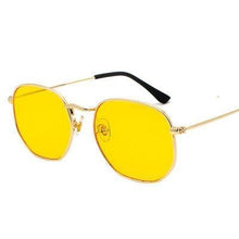 Load image into Gallery viewer, Stylish Small Round Polarized Sunglasses for Men Women Sunglasses For Hexagon Shape Sunglasses New Women Sunglasses In Metal Colorful Frame Glasses Eyewear For Men Women
