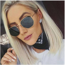 Load image into Gallery viewer, Stylish Small Round Polarized Sunglasses for Men Women Sunglasses For Hexagon Shape Sunglasses New Women Sunglasses In Metal Colorful Frame Glasses Eyewear For Men Women
