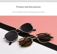 Load image into Gallery viewer, Stylish Small Round Polarized Sunglasses for Men Women Sunglasses For Hexagon Shape Sunglasses New Women Sunglasses In Metal Colorful Frame Glasses Eyewear For Men Women
