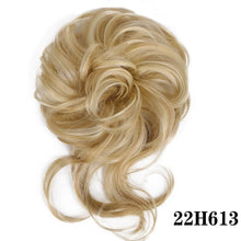 Load image into Gallery viewer, Stylish Synthetic Hair Bun Chignon Messy Curly Hair Band Elastic Scrunchy False Hair Pieces For Women Hairpins Black Brown Clip in Hair Extension For Volumized Hair Buns For Girls
