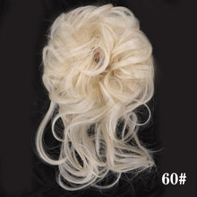 Load image into Gallery viewer, Stylish Synthetic Hair Bun Chignon Messy Curly Hair Band Elastic Scrunchy False Hair Pieces For Women Hairpins Black Brown Clip in Hair Extension For Volumized Hair Buns For Girls
