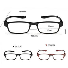 Load image into Gallery viewer, Stylish  Ultralight Hanging Stretch Reading Glasses For Men And Women Anti-fatigue HD Eyeglasses Diopter Sunglasses For Men New Unique Lightweight Design
