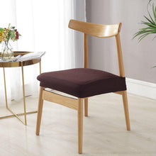 Load image into Gallery viewer, Stylish Waterproof Stretch Chair Seat Cover Elastic Seat Covers For Dining Room Chairs Home Simple Seat Covers For Chairs Soft Removable Dining Chair Slipcovers Stretch Solid Chair Covers Protectors for Dining Room Kitchen Chairs
