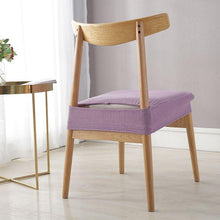 Load image into Gallery viewer, Stylish Waterproof Stretch Chair Seat Cover Elastic Seat Covers For Dining Room Chairs Home Simple Seat Covers For Chairs Soft Removable Dining Chair Slipcovers Stretch Solid Chair Covers Protectors for Dining Room Kitchen Chairs
