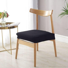 Load image into Gallery viewer, Stylish Waterproof Stretch Chair Seat Cover Elastic Seat Covers For Dining Room Chairs Home Simple Seat Covers For Chairs Soft Removable Dining Chair Slipcovers Stretch Solid Chair Covers Protectors for Dining Room Kitchen Chairs
