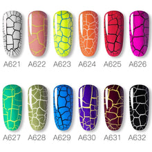 Load image into Gallery viewer, Stylish Women Gel Nail Polish Multi Color Manicure Set UV Led Tehnology Elegant Fashion Design Crack Effect
