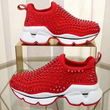 Load image into Gallery viewer, Stylish Womens Sneakers With Non-slip Comfortable Sports Summer New Mesh Breathable Platform Increased Fashion Shoes Womens Running Sports Sneakers
