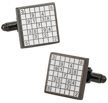 Load image into Gallery viewer, Sudoko Cufflinks
