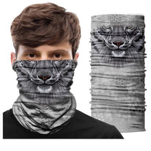 Load image into Gallery viewer, Summer Animal Bandana Neck Gaiter Tube Scarf Buff Party Halloween Half Mask Face Shield Sport Headband Balaclava Seamless Magic Head Scarf Breathable Bandana Turban Outdoor Hiking Quick-Dry Sweat Absorbing Scarves Multifunction Beanie Hat
