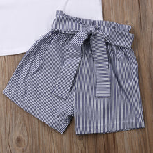 Load image into Gallery viewer, Summer Baby Girl Clothes Set | Sleeveless T-Shirt &amp; Shorts - # BAAA51210056
