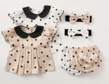 Load image into Gallery viewer, Summer Baby Girl Polka Dot | Top and Pants Set - # BAAA51210057
