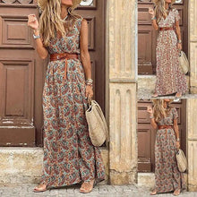 Load image into Gallery viewer, Summer Beach Stylish Womens Dress Long Casual V-Neck Party Comfort Fashion Women Dress
