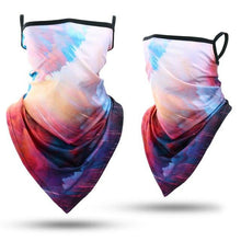 Load image into Gallery viewer, Summer Breathable Mesh Skull Hunting Cycling Bandana Sport Half Face Cover Mask Running Hiking Skiing Triangle Neck Warmer Scarf Motorcycle Protect Cycling Face Mask Anti-UV Neck Hood Half Face Breathable Dustproof Headband Triangle Sport Scarf

