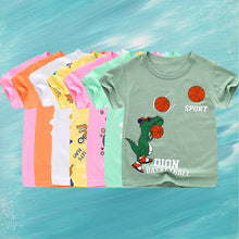 Load image into Gallery viewer, Summer Cartoon Cotton Short Sleeve T-Shirt for Kids - # BAAA1111010021 &amp; BOAA11510032
