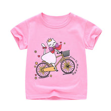 Load image into Gallery viewer, Summer Cartoon Cotton Short Sleeve T-Shirt for Kids - # BAAA1111010021 &amp; BOAA11510032
