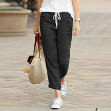Load image into Gallery viewer, Summer Elegance Drawstring Trousers
