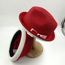 Load image into Gallery viewer, Summer Hat New Female Sun Hat Folding Beach Hat New Women's Ladies Wide Large Brim Floppy Folding Summer Beach Sun Hat Straw Cap Big Brim Elegant White Travel Sun Hat 55-58CM
