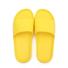 Load image into Gallery viewer, Summer Home Mens Slippers Simple Black White Shoes Non-Slip Bathroom Slides Flip Flops Indoor Women Slippers Soft Slides Slippers For Men Cloud Cushioned Slides Thick Non-Slip Pool Gym House Slipper
