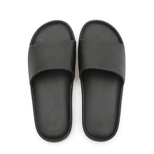 Load image into Gallery viewer, Summer Home Mens Slippers Simple Black White Shoes Non-Slip Bathroom Slides Flip Flops Indoor Women Slippers Soft Slides Slippers For Men Cloud Cushioned Slides Thick Non-Slip Pool Gym House Slipper
