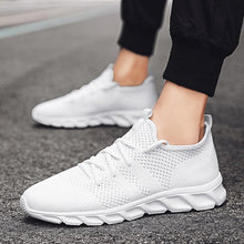 Load image into Gallery viewer, Summer Men's Casual Light Sneaker Outdoor Breathable Mesh Fashion Sports White Popular Style Running Casual Sneakers Couple Walk Sport Running Athletic Non Slip Fashion Sneakers
