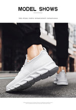 Load image into Gallery viewer, Summer Men's Casual Light Sneaker Outdoor Breathable Mesh Fashion Sports White Popular Style Running Casual Sneakers Couple Walk Sport Running Athletic Non Slip Fashion Sneakers
