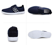 Load image into Gallery viewer, Summer Mens Casual Elegant Business Shoes Breathable Canvas Shoes Fashion Casual Shoes Fashion Sneakers Breathable Comfort Walking Shoes Modern Design
