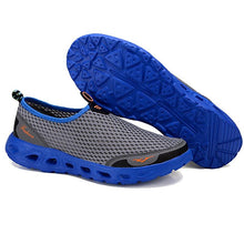 Load image into Gallery viewer, Summer Mens Couple Casual Shoes Fashion Lightweight Breathable Walking Sneakers Slip-on Mesh Flats Water Beach Shoes Quick Dry Barefoot For Swim Diving Surf
