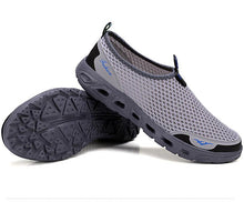 Load image into Gallery viewer, Summer Mens Couple Casual Shoes Fashion Lightweight Breathable Walking Sneakers Slip-on Mesh Flats Water Beach Shoes Quick Dry Barefoot For Swim Diving Surf
