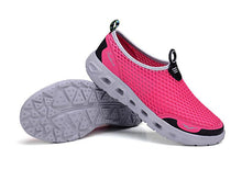 Load image into Gallery viewer, Summer Mens Couple Casual Shoes Fashion Lightweight Breathable Walking Sneakers Slip-on Mesh Flats Water Beach Shoes Quick Dry Barefoot For Swim Diving Surf
