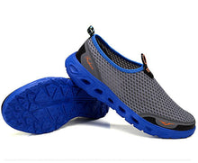 Load image into Gallery viewer, Summer Mens Couple Casual Shoes Fashion Lightweight Breathable Walking Sneakers Slip-on Mesh Flats Water Beach Shoes Quick Dry Barefoot For Swim Diving Surf
