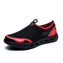 Load image into Gallery viewer, Summer Mens Couple Casual Shoes Fashion Lightweight Breathable Walking Sneakers Slip-on Mesh Flats Water Beach Shoes Quick Dry Barefoot For Swim Diving Surf
