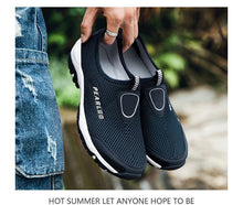 Load image into Gallery viewer, Summer Mesh Beach Men Shoes  Lightweight Breathable Walking Footwear New Slip-On Comfortable Outdoor Walking Footwear Non-Slip Running Climbing Shoes Sneakers Lightweight Breathable Walking Shoes
