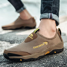 Load image into Gallery viewer, Summer Mesh Beach Men Shoes  Lightweight Breathable Walking Footwear New Slip-On Comfortable Outdoor Walking Footwear Non-Slip Running Climbing Shoes Sneakers Lightweight Breathable Walking Shoes
