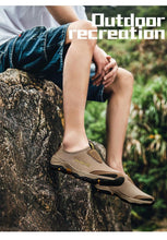 Load image into Gallery viewer, Summer Mesh Beach Men Shoes  Lightweight Breathable Walking Footwear New Slip-On Comfortable Outdoor Walking Footwear Non-Slip Running Climbing Shoes Sneakers Lightweight Breathable Walking Shoes
