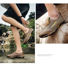 Load image into Gallery viewer, Summer Mesh Beach Men Shoes  Lightweight Breathable Walking Footwear New Slip-On Comfortable Outdoor Walking Footwear Non-Slip Running Climbing Shoes Sneakers Lightweight Breathable Walking Shoes
