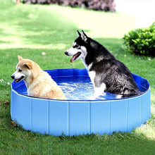 Load image into Gallery viewer, Summer Pools for Dogs Foldable Pet Bath Swimming Tub Bathtub Outdoor Indoor Collapsible Bathing Pool Play Interactive Cool Down Dog Pool Foldable Pool Bathtub PVC Dog Cat Children Swimming Pool
