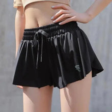 Load image into Gallery viewer, Summer Running Shorts Women 2 In 1 Marathon Quick Dry Shorts Gym Loose Sport Breathable Yoga Shorts
