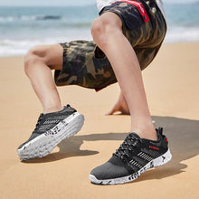 Load image into Gallery viewer, Summer Sport Mens Casual Workout Shoes Air Mesh Sneakers Fashion Foam Footwear Black Beach Water Fisherman Breathable Men Jogging Tennis Sport Sneakers
