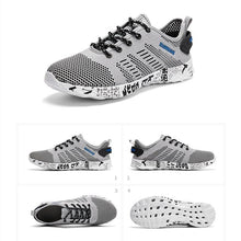 Load image into Gallery viewer, Summer Sport Mens Casual Workout Shoes Air Mesh Sneakers Fashion Foam Footwear Black Beach Water Fisherman Breathable Men Jogging Tennis Sport Sneakers
