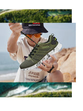 Load image into Gallery viewer, Summer Sport Mens Casual Workout Shoes Air Mesh Sneakers Fashion Foam Footwear Black Beach Water Fisherman Breathable Men Jogging Tennis Sport Sneakers
