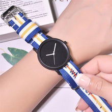 Load image into Gallery viewer, Summer Style Canvas Women Quartz Watch New Fashion Casual Wristwatches Woman Outdoor Unisex Watches Casual Sports Wrist Watch With Nylon Strap Elegant Design
