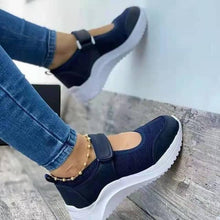 Load image into Gallery viewer, Summer Women Casual Sneakers  Mesh Breathable Platform Non Slip Tenis Shoes Breathable Flat Shoes Summer Outdoor Slip On Fashion Espadrilles
