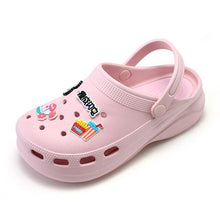 Load image into Gallery viewer, Summer Women Clogs Platform Garden Sandals Fruit Slippers Beach Shoes Increase Outdoor Unisex Garden Clogs Shoes Comfortable Slip-on Summer Beach Sandals
