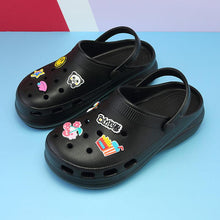 Load image into Gallery viewer, Summer Women Clogs Platform Garden Sandals Fruit Slippers Beach Shoes Increase Outdoor Unisex Garden Clogs Shoes Comfortable Slip-on Summer Beach Sandals
