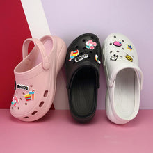 Load image into Gallery viewer, Summer Women Clogs Platform Garden Sandals Fruit Slippers Beach Shoes Increase Outdoor Unisex Garden Clogs Shoes Comfortable Slip-on Summer Beach Sandals
