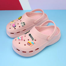 Load image into Gallery viewer, Summer Women Clogs Platform Garden Sandals Fruit Slippers Beach Shoes Increase Outdoor Unisex Garden Clogs Shoes Comfortable Slip-on Summer Beach Sandals
